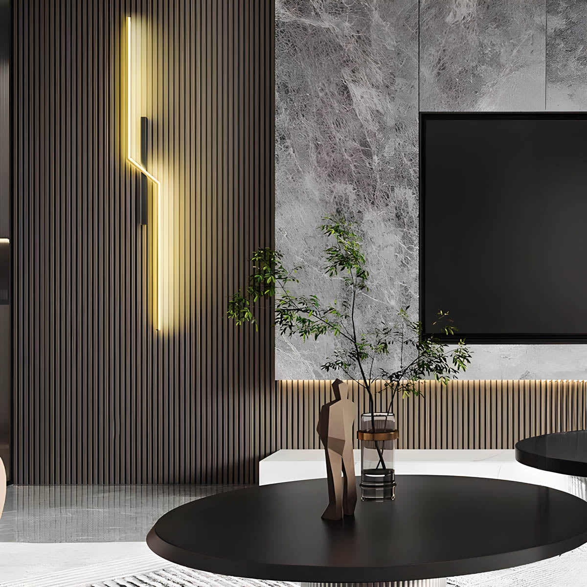 Modern Waterproof LED Wall Light – Aluminium & Silicone