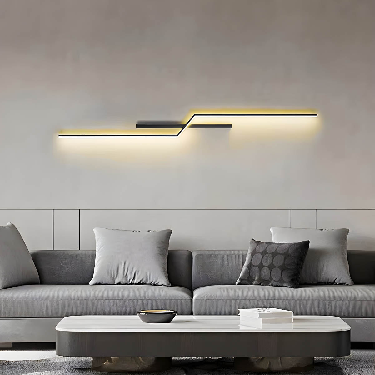 Modern Waterproof LED Wall Light – Aluminium & Silicone