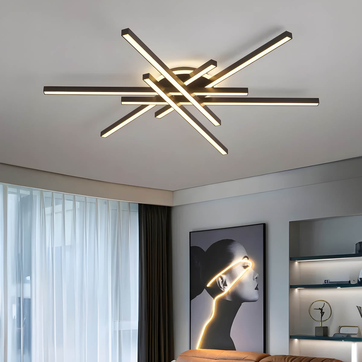 Aluminium & Acrylic Surface-Mount LED Light NEXUS