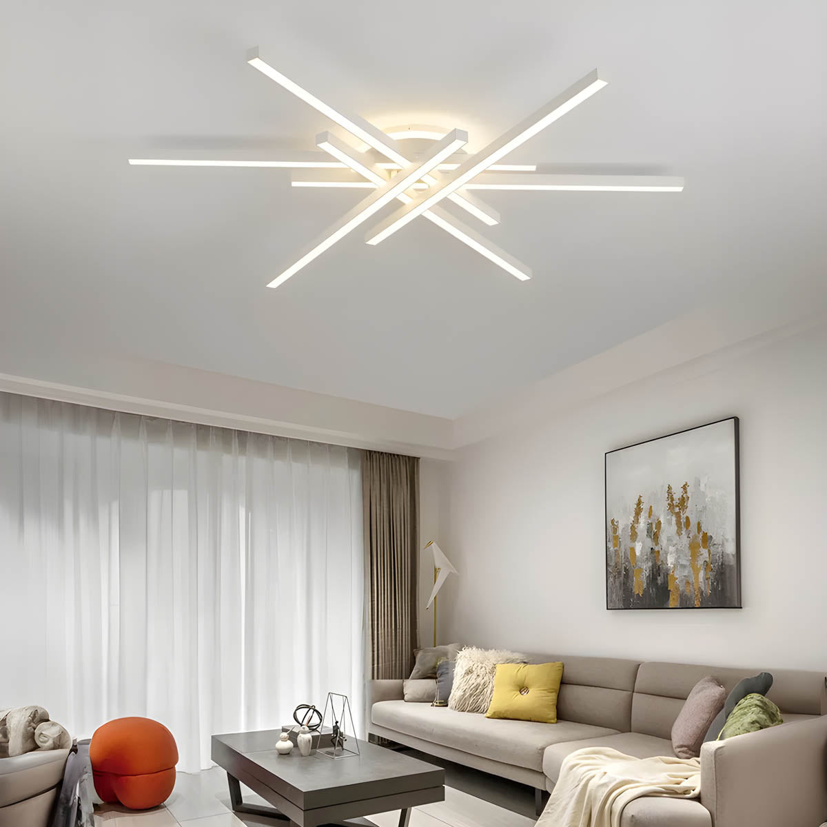 Aluminium & Acrylic Surface-Mount LED Light NEXUS