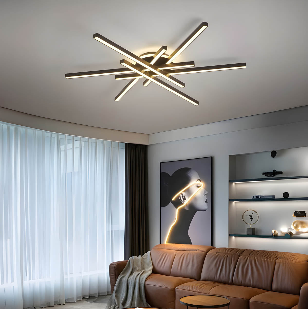 Aluminium & Acrylic Surface-Mount LED Light NEXUS