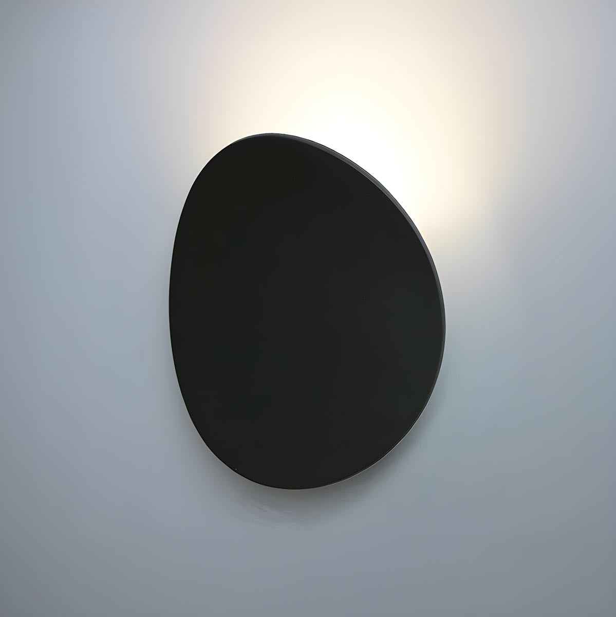 Pebble-Shield Aluminum Uplight Wall Sconce