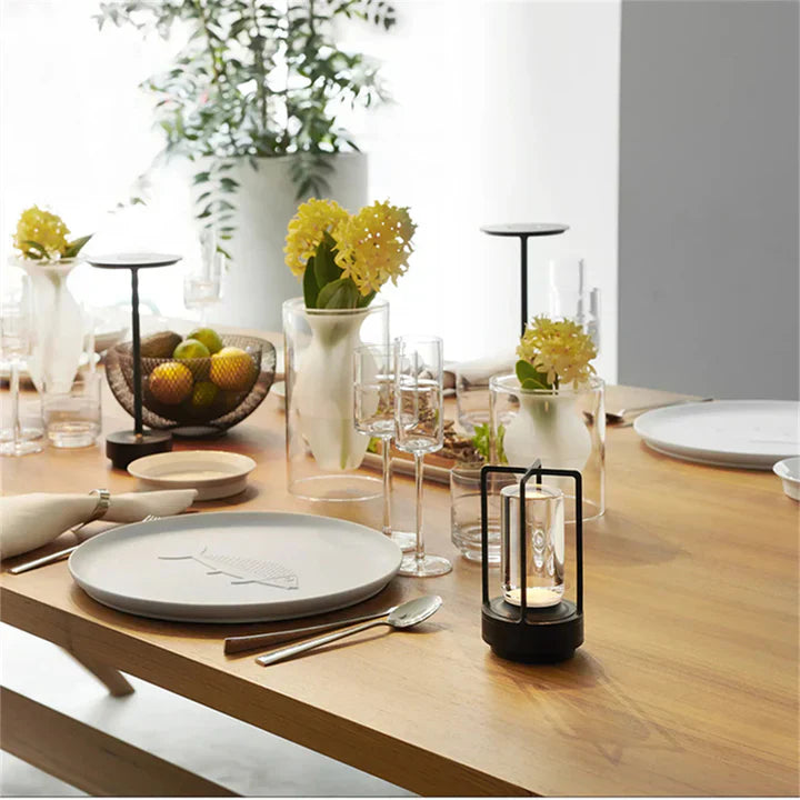 Cordless Crystal Lantern with Touch Sensor