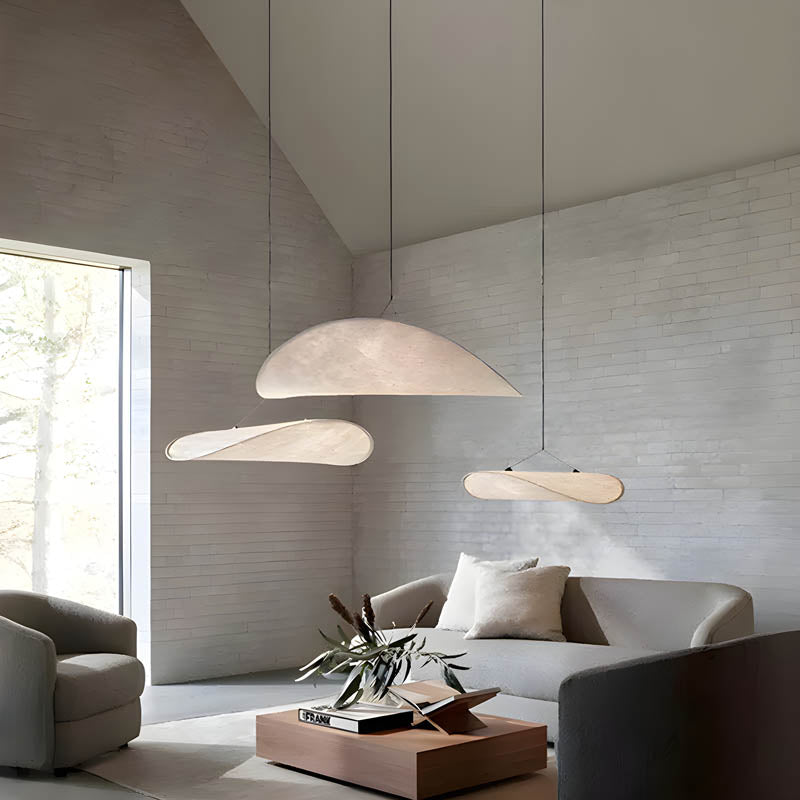 T-shaped Tyvek cord pendant light