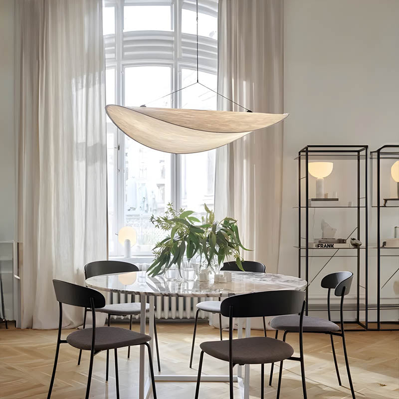T-shaped Tyvek cord pendant light